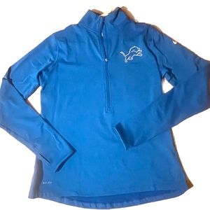 Nike Detroit Lions NFL Womens size XL Dry-Fit featuring hyperwarm technology NWT